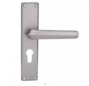 Godrej Door Handle Set 3321 Popular Mortise NEH 20 240mm 2C Matte Black Nickel