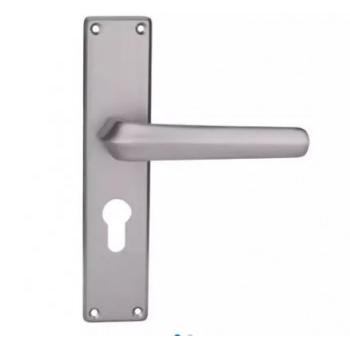 Godrej Door Handle Set 3322 Popular Mortise NEH 20 240mm 1CK Matte Black Nickel