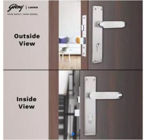 Godrej Baby Latch 3532 Popular Mortise NEH 21 Satin Steel