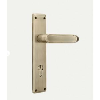 Godrej Door Handle Set 8690 Popular Mortise NEH 21 1CK (70 mm Cylinder) Antique Brass