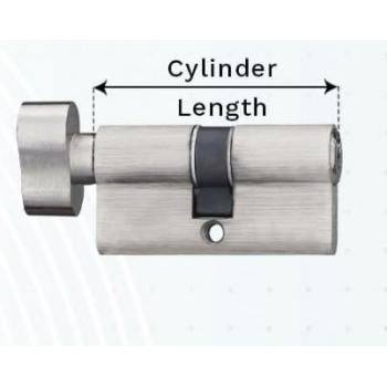 Godrej Door Handle Set 8693 Popular Mortise NEH 22 200mm 1CK (70 mm Cylinder) Satin Steel