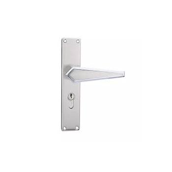 Godrej Door Handle Set 8693 Popular Mortise NEH 22 200mm 1CK (70 mm Cylinder) Satin Steel