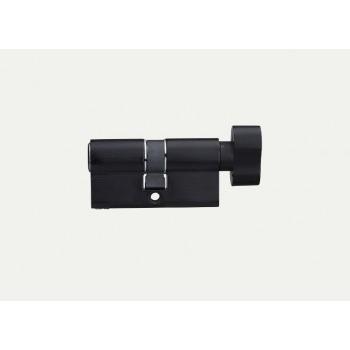 Godrej Door Handle Set 8695 Popular Mortise NEH 22 200mm 1CK (70 mm Cylinder) Matte Black Rose