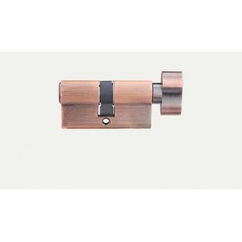 Godrej Door Handle Set 8696 Popular Mortise NEH 22 200mm 1CK (70 mm Cylinder) Black Antique Copper