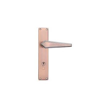 Godrej Door Handle Set 8696 Popular Mortise NEH 22 200mm 1CK (70 mm Cylinder) Black Antique Copper