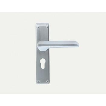 Godrej Door Handle Set 8930 Popular Mortise  NEH 23 240mm 1CK Satin Steel