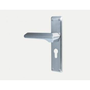 Godrej Door Handle Set 8930 Popular Mortise  NEH 23 240mm 1CK Satin Steel