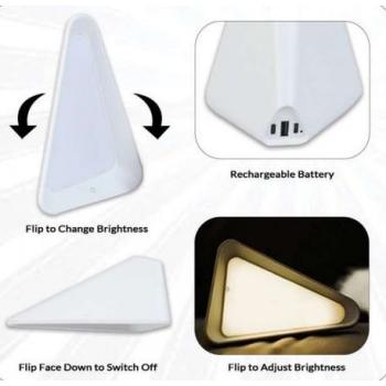 Fuzo Flip Lamp TGZ-1620 Illuminati Gravity White 19x10.5x13cm