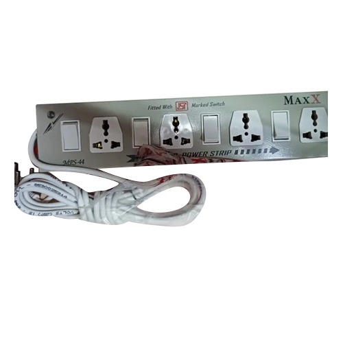 Extension Board 16A 1 Switch 4 to 5 Universal Socket Metal Body 2 Mtr