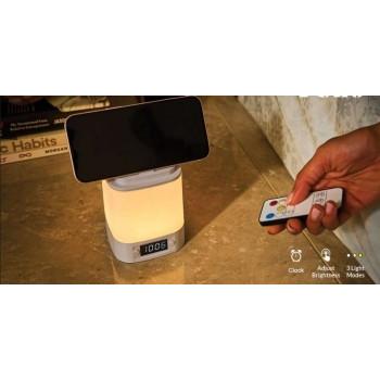 Fuzo Desk Lamp TGZ-1773 Gleam with Clock & Remote 11.5x9x9cm