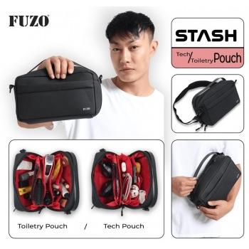 Fuzo Toiletry Bag TGZ-1665 Stash , Adjustable Shoulder Strap 25x13.5x10cm