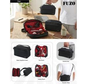Fuzo Toiletry Bag TGZ-1665 Stash , Adjustable Shoulder Strap 25x13.5x10cm