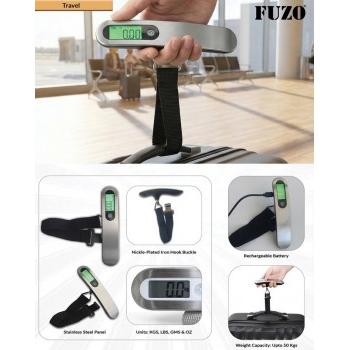 Fuzo Luggage Scale TGZ-2070 Toto Rechargeable Rechargeable Weight Capacity: Upto 50 Kgs