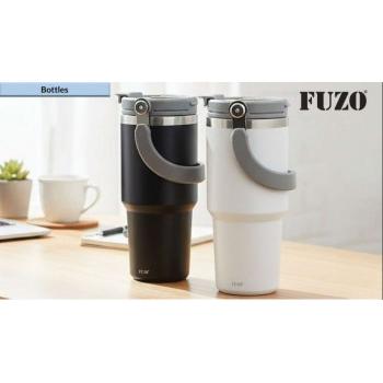 Fuzo Mug TGZ-1566 Thanos Double Wall SS Stanley Black White 750ml 21.5x9cm