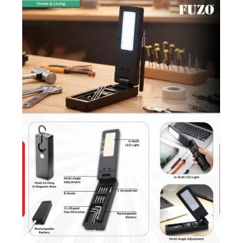 Fuzo Tool Set TGZ-1782 Grease Portable with Light & Magnet
