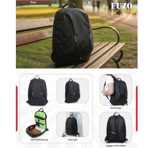 Fuzo Backpack TGZ-1260 Featherlite Ultra Light Anti-Theft Laptop Capacity:  29Ltr 47x19x33cm