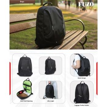Fuzo Backpack TGZ-1260 Featherlite Ultra Light Anti-Theft Laptop Capacity:  29Ltr 47x19x33cm