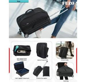 Fuzo Trolley Bag TGZ-2295 Commuter 3.0 ABS Duffel with Laptop Compartment Capacity 64Ltr 51x38x33cm
