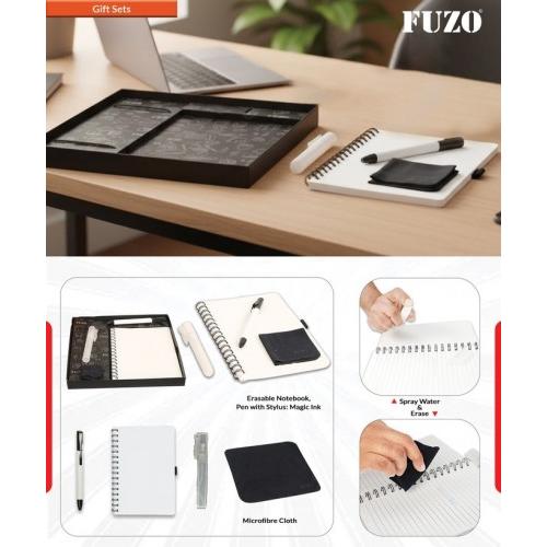 Fuzo  Notebook TGZ-1062  Flintstone 1 Washable & Reusable, Water Spray Pen, with Stylus: Magic Ink Gift Set White
