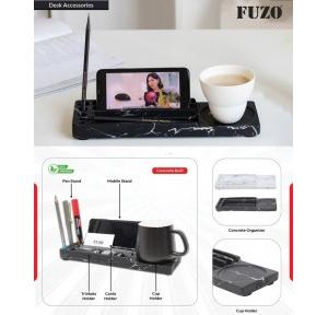 Fuzo Desk Organizer TGZ-1071 Brik  Concrete 30.5x10x3cm