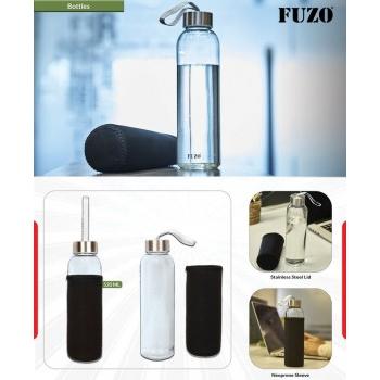 Fuzo Bottle TGZ-810 Wave Glass with Sleeve Capacity: 520ML