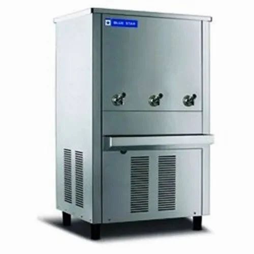 Blue Star Water Cooler CW150150 SS 150 ltr With Hot and Cold 812x612x1145 mm