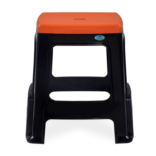 Nilkamal Stool STL23 Plastic Dimensions D38xW44xH48 CM Seat Height 47 CM Glossy Finish Rectangular
