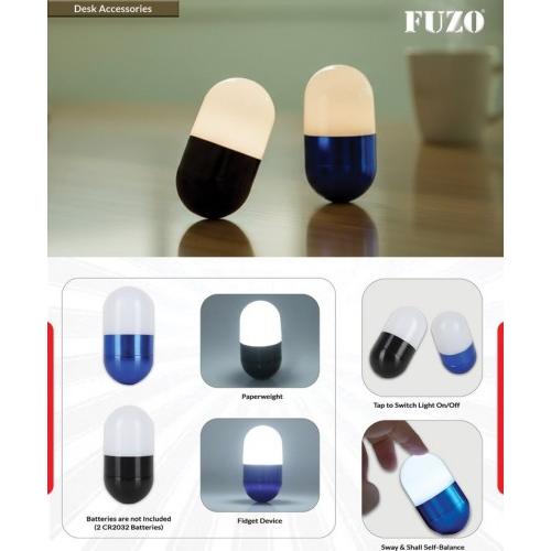 Fuzo  Desktop Light TGZ-253 Tap n Sway Capsule Shaped 6.5x3.5cm