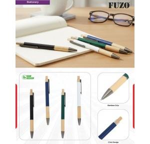 Fuzo Pen TGZ-2223 Caneta Metal with Bamboo Grip