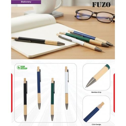 Fuzo Pen TGZ-2223 Caneta Metal with Bamboo Grip