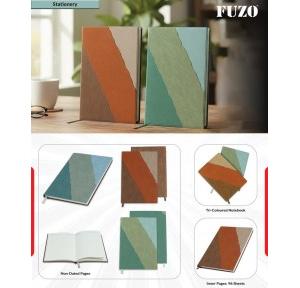 Fuzo Notebook TGZ-1728 The Proctor Dual Coloured Organiser Styled Leatherette, Inner Pages: 96, Paper Quality: 70 GSM 14.3x21.3cm A5