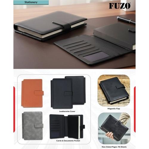 Fuzo Notebook TGZ-774  The Delegate Leatherette Organizer 16.5x22.5x3cm