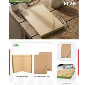 Fuzo Notebook TGZ-315 The Abettor Eco-Friendly Inner Pages: 80, Recycled 70 GSM Brown A5 14.3x21.3cm