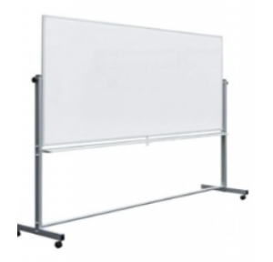 Board Non Magnetic Double Side White With Movable Stand 6 X 4 Feet
