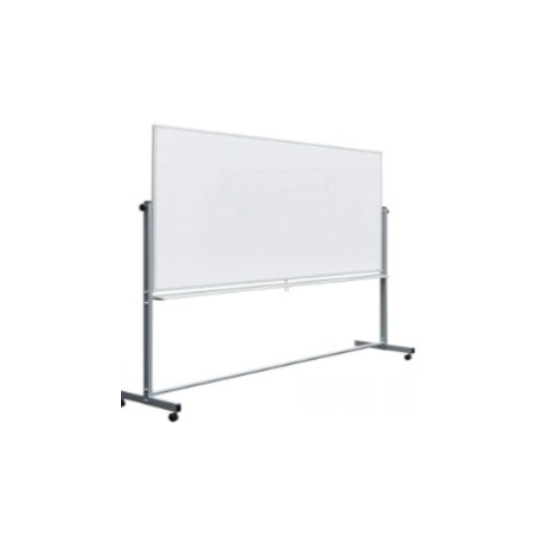 Board Non Magnetic Double Side White With Movable Stand 6 X 4 Feet