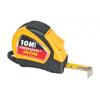 Taparia Spirit level With Magnet 30 CM SLM 1012 & Freemans Ikon Measuring Tape 25 MM 10 Mtr With Auto-Lock and Belt Clip