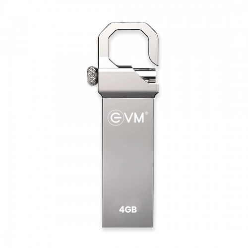 EVM Flash Drive 4GB Metal USB Speeds up to 15MB/s & Write Speeds up to 8MB/s Shockproof