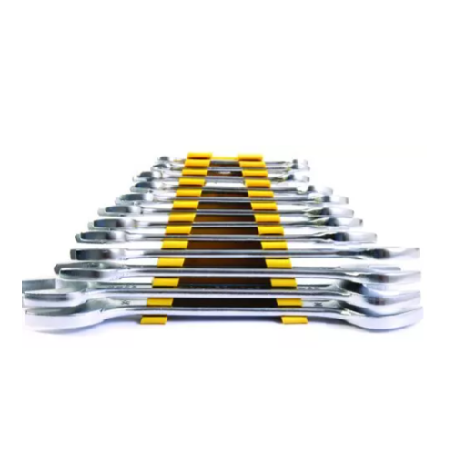 Stanley Spanner Matte Finish Double Open End Set 70-380 Chrome Vanadium Steel Anti-Slip & Anti-Corrosion Features Item Length 6.5 CM Pack of 12