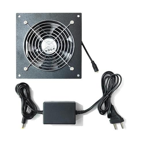 Cabinet Cooling Fan System FourDot 6 Inches Single 120 MM 5 Inch Fan With Adapter 12 Watts 220 Volts 3 Pin