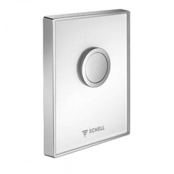 Schell Flush Plate 02 802 06 99 WC Operating Edition Chrome - Single for Concealed Flush Mechanism High Pressure