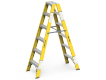Y-Access Ladder 8322 FRP (Fiberglass) Double Sided Self Supporting 5 Steps 820 MM Folding