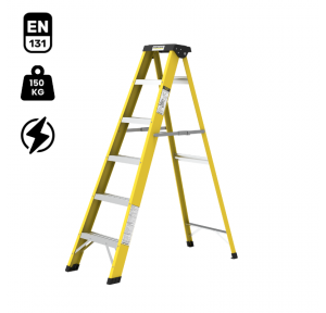 Y-Access Ladder 8301 FRP (Fiberglass) Single Sided Self Supporting 2 Steps Folding
