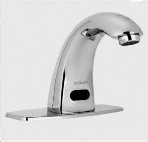 Hindware Pillar Tap F240001 Touch Free Sensor With Infra Red Sensor Deck Mount Brass 7.3D X 10W X 15H CM 1.8 Kg