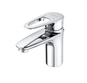 Schell Tap 02 181 06 99 Single - Lever Wash Basin Mixer MODUS EH With Loop Handle And Basic Cartridge, Flow Volume: max 5 l/min