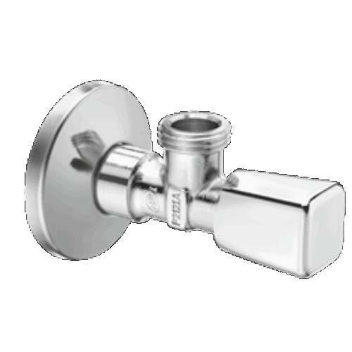 Schell Angle Valve 05 449 06 64 CUBIX Regulating, Surface: Chrome G 1/2 x G 1/2
