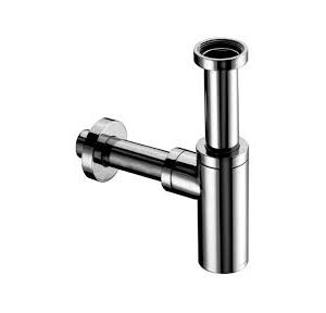 Schell Valve 02 009 06 99 Design SIPHON Edition Economy - Housing And Pipes Out Of Polished Brass, Easy To Install By Means Of Plug-In Connection Of Drainpipe