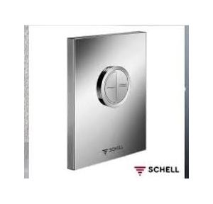 Schell Flush Plate 23 088 06 99 Dual Chrome