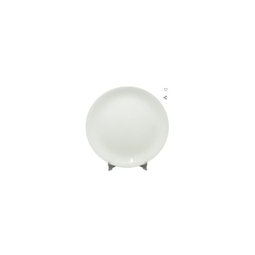 Dinewell Plate Urmi Full Lightweight Porcelain 27 CM White