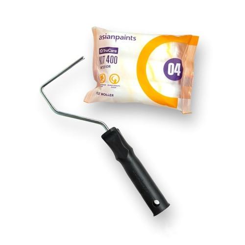Asian Paints Roller TruCare 4 Inch (1 Handle + 3 Roller refills)