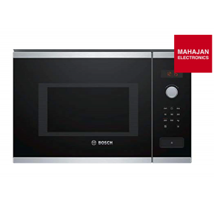 Bosch Microwave Oven BEL553MS0I Series 4 Built-In 25 Ltr SS 900W Grill Function Touch & Rotary Controls D36xW44xH26 MM